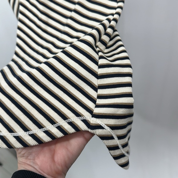 See By Chloe stripe flutter sleeve jersey dress size small - Picture 11 of 11
